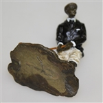 Vienna Cold Painted Bronze Golfer Signed 'FBW' - Fritz Bermann Vienna