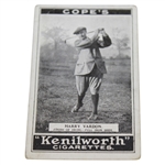 Harry Vardon Copes "Kenilwroth" Cigarettes Card #7 - Finish of Swing, Full Iron Shot