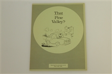 Pine Valley Golf Club Member Pamphlet, Dormitory Quiet Info Card, & USGA Golf Journal