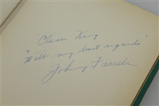 Johnny Farrell Signed 'If I were in Your Golf Shoes' Book JSA ALOA