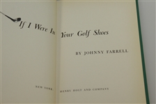 Johnny Farrell Signed 'If I were in Your Golf Shoes' Book JSA ALOA