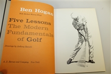 1957 1st Deluxe Edition Ben Hogans Five Lessons Golf Book - with Slipcase