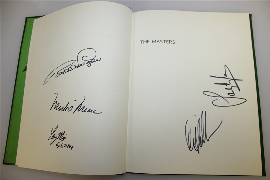 1973 'The Masters: Profile of a Tournament' Book by Dawson Taylor Signed by Champs JSA ALOA