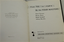 'From Tee to Cup by the Four Masters' 1937 1st Edition 1st Printed with Facsimile Guldahl Signature