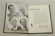 'From Tee to Cup by the Four Masters' 1937 1st Edition 1st Printed with Facsimile Guldahl Signature