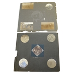 Two Circa 1900 Scrapbook Pages including Harold Hilton