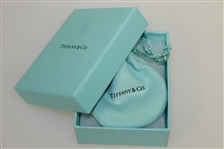 Masters Tiffany & Co. Sterling Silver Bracelet with Original Pouch & Box