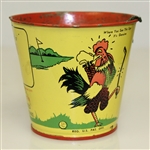 Classic 'Chicken In The Rough' Oklahoma City Golf Themed Bucket - Copyright 1937