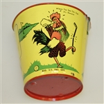 Classic 'Chicken In The Rough' Oklahoma City Golf Themed Bucket - Copyright 1937