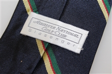 Augusta National Golf Club Navy/Green/Tan with Red Stripe Slazenger Tie - Classic