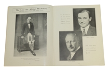 1934 Augusta National First Annual Invitation (Masters) Tournament Program - Excellent Condition!