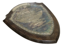 Horton Smith's 1933 International Four Ball Winners Plaque with Paul Runyan - Miami CC