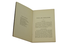 1885 North Berwick Rules and Regulations New Club Booklet - Great Condition