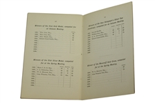 1885 North Berwick Rules and Regulations New Club Booklet - Great Condition