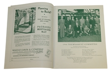 1946 2nd Annual Jacksonville Open Official Program - Sam Snead Winner