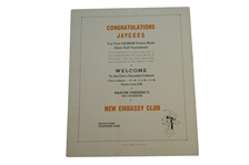 1946 2nd Annual Jacksonville Open Official Program - Sam Snead Winner