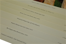 Complete 1966 Set of 'The History of Golf' with 8 Original Lithographs in Original Package