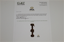 A.G. Spalding & Bros Patent Hickory Club Straightener/Holder Pat. Mar 6'28 Excellent Condition