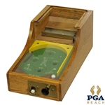 Vintage Wooden Pin Ball Game Machine - Hole-In-One, Eagle, Birdie, Par, Out of Bounds