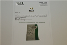 1950 Masters Tournament Spectator Guide - Jimmy Demaret Winner