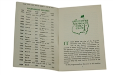 1955 Masters Tournament Spectator Guide - Cary Middlecoff Winner