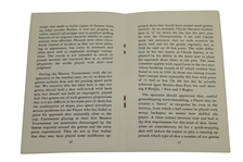 1955 Masters Tournament Spectator Guide - Cary Middlecoff Winner