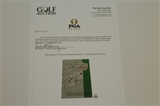 1955 Masters Tournament Spectator Guide - Cary Middlecoff Winner