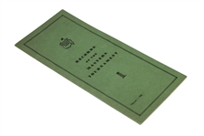1942 Records of the Masters Tournament Issued by Augusta National - Seldom Seen