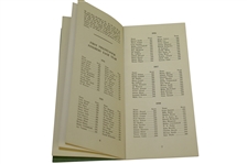 1942 Records of the Masters Tournament Issued by Augusta National - Seldom Seen