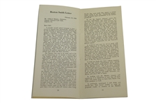 1942 Records of the Masters Tournament Issued by Augusta National - Seldom Seen