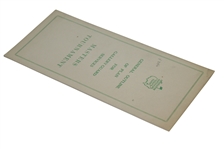 1954 Augusta National Gallery Guard General Outline Plan for Masters Tournament Booklet