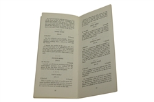 1954 Augusta National Gallery Guard General Outline Plan for Masters Tournament Booklet