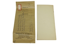 1954 Augusta National Gallery Guard General Outline Plan for Masters Tournament Booklet