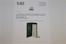 1963 Masters Player Gift Pocket Secretary - Stamped Richard Davies