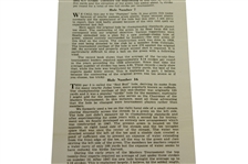 Three The Course of the Masters Articles by Robert T. (Bobby) Jones, Jr. about Augusta National