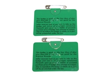 1968 Masters Tournament Items - 1968 Series Badge (x2), Records Pamphlet, & Records Booklet
