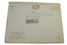 1964 Masters Tournament Items - Records Booklet (x2), Tee Placements, & Correspondence
