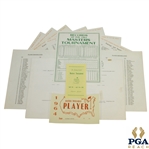 1964 Masters Tournament Items - Records, Pairing Sheets (Par 3 & Tourney), Pamphlet, & Correspondence