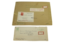 1955 Masters Tournament Items - Records Booklet, Records Pamphlet, Pamphlet, & Misc Correspondence