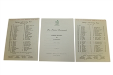 1967 Masters Items - Records Booklet, Records Pamphlet, Spec Guide, Pairing Sheets, & Misc Correspondence