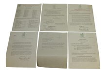 1967 Masters Items - Records Booklet, Records Pamphlet, Spec Guide, Pairing Sheets, & Misc Correspondence