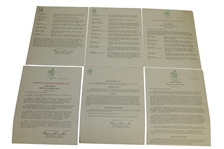 1967 Masters Items - Records Booklet, Records Pamphlet, Spec Guide, Pairing Sheets, & Misc Correspondence