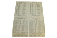 1966 Masters Items - Badge, Spec Guide, Records Pamphlet & Booklet, Pairing Sheets, & Misc Correspondence