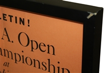 1939 US Open Championship at Philadelphia Country Club Ticket Poster - Byron Nelson Winner 15 x 24