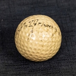 Robert Bobby Tyre Jones, Jr. Signed Golf Ball - 7 Known Examples Exist- JSA Letter #Y34298