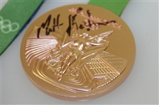 Justin Rose, Stenson, & Kuchar Signed Replica Olympic Gold, Silver, & Bronze Medals ALL JSA