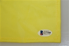 Phil Mickelson Signed 2004 Masters Embroidered Flag BECKETT #G77580
