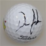 Dustin Johnson Signed Masters Logo Golf Ball JSA ALOA