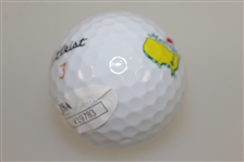 Dustin Johnson Signed Masters Logo Golf Ball JSA ALOA