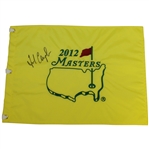 Fred Couples Signed 2012 Masters Embroidered Flag JSA ALOA